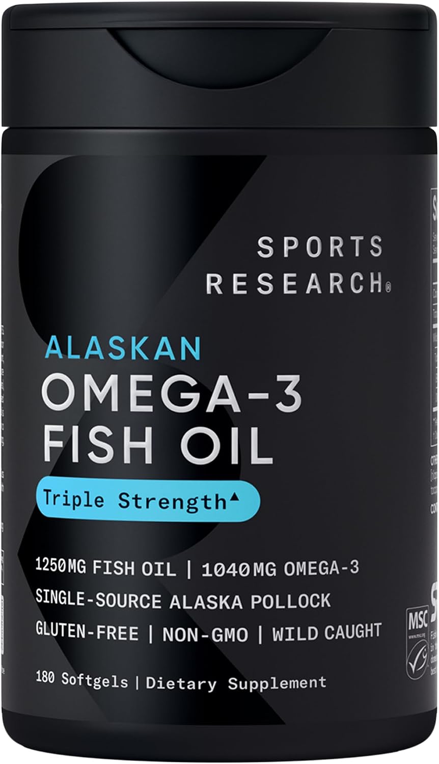 Sports Research Omega-3 Fish Oil