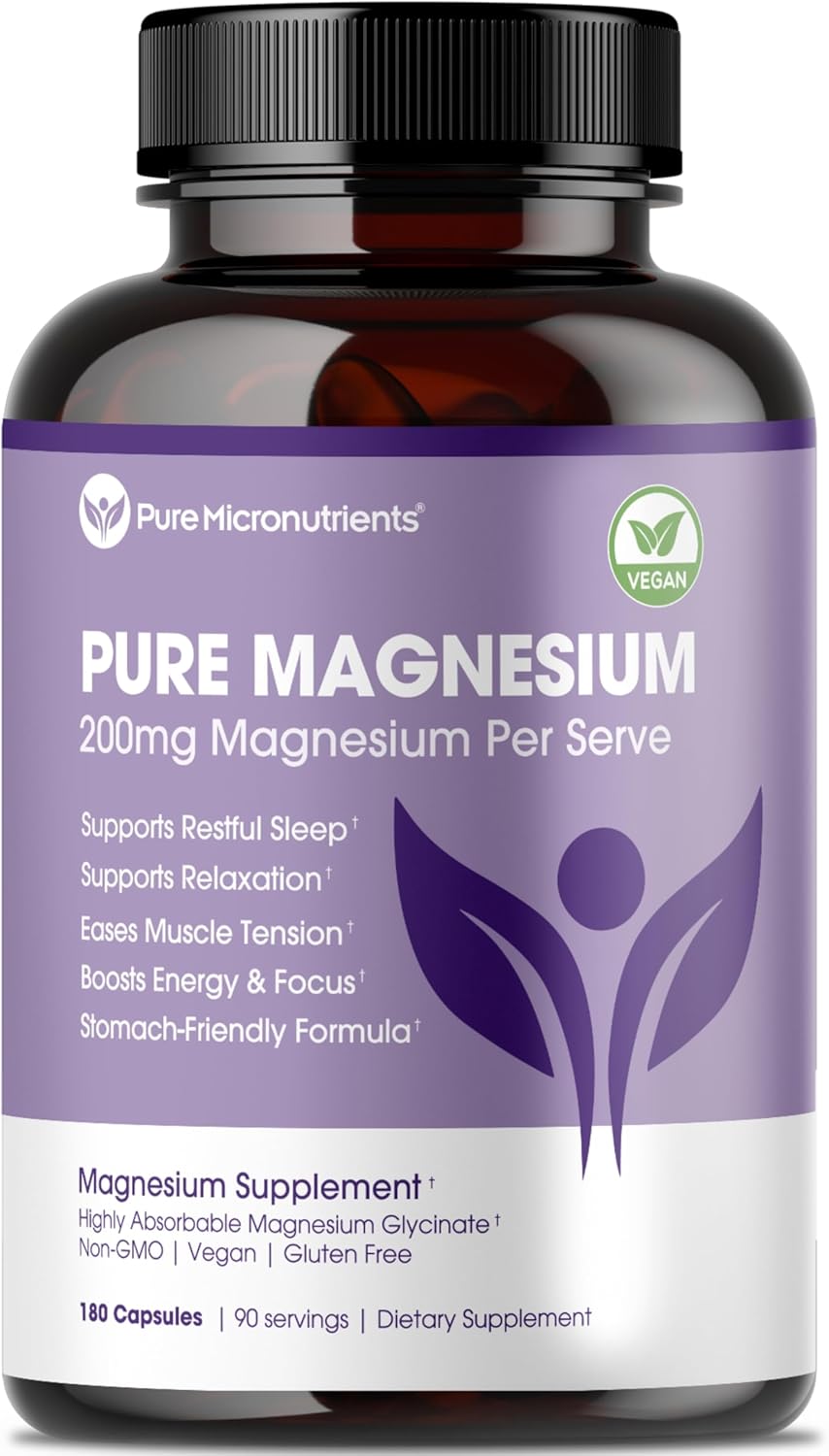 Pure Magnesium Glycinate Supplement