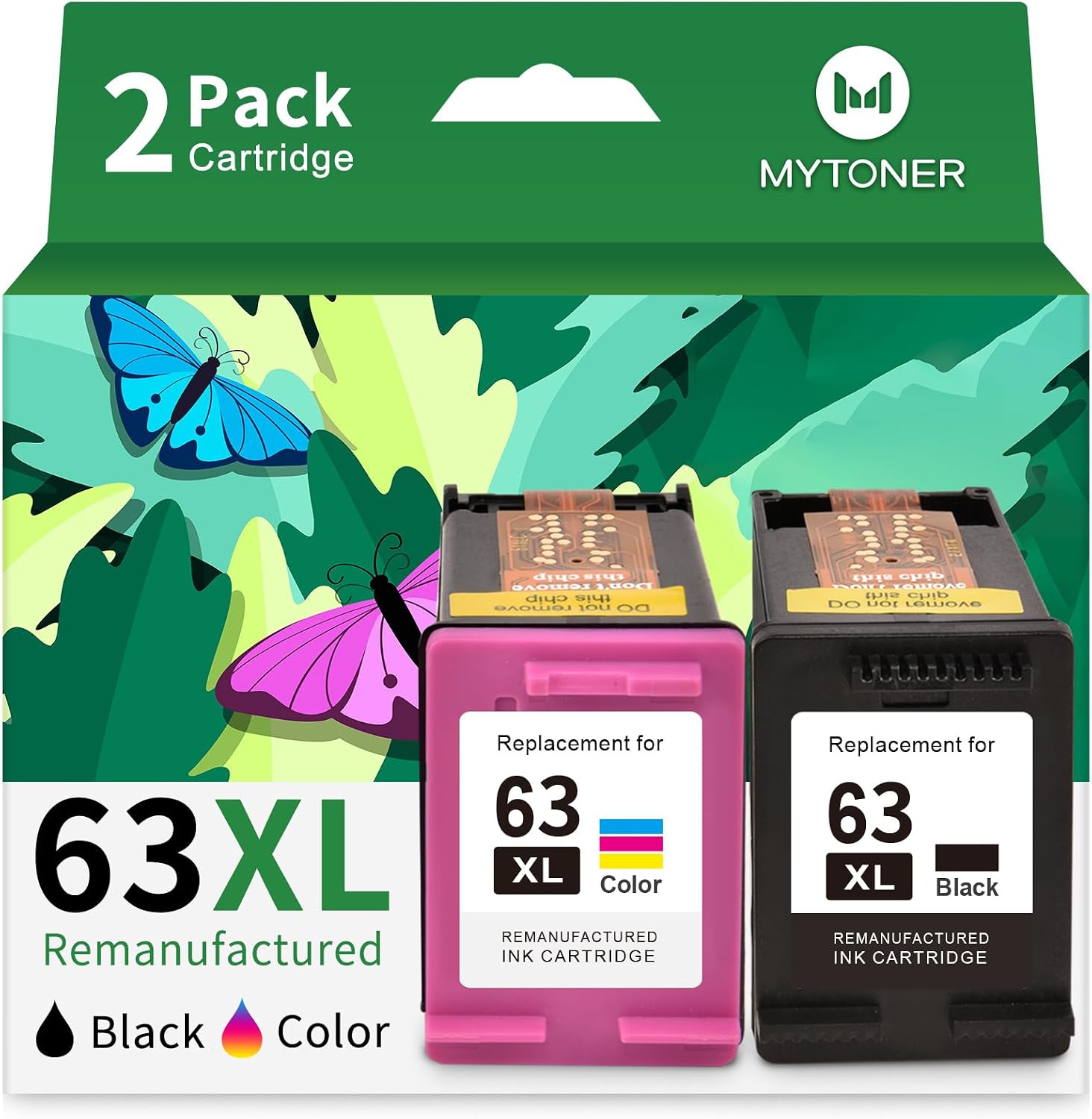 MYTONER 63XL Ink Cartridge Combo Pack