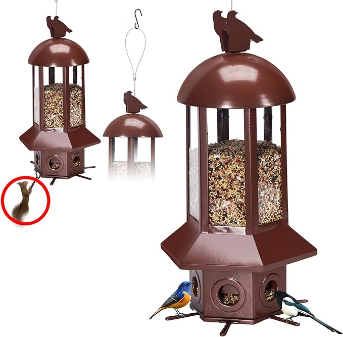Sorflife Squirrel Proof Bird Feeder