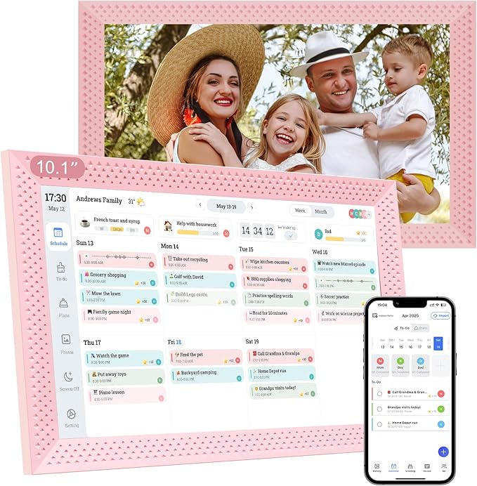 Digital Calendar 10.1 Touch Screen