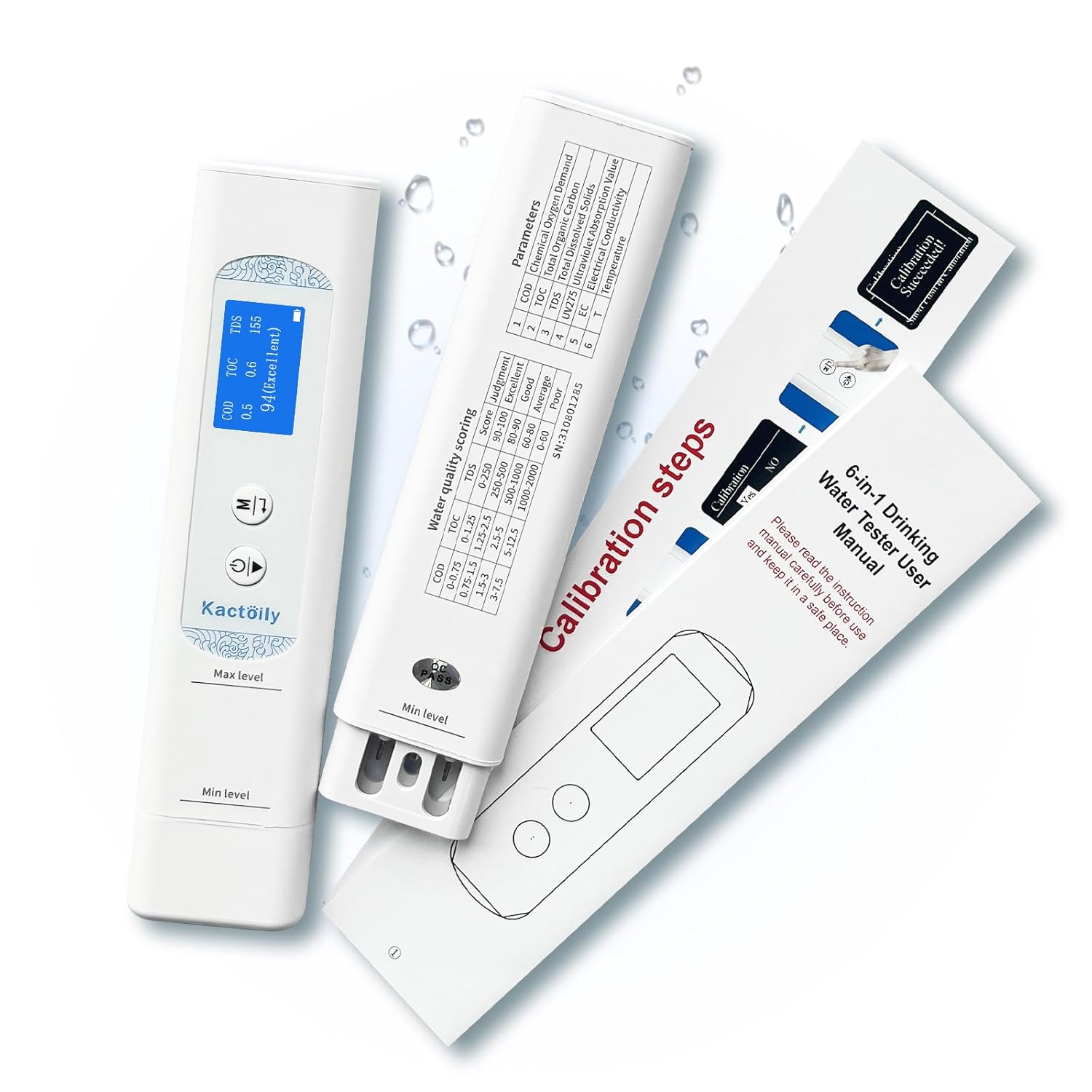 6 in 1 Digital Water Tester