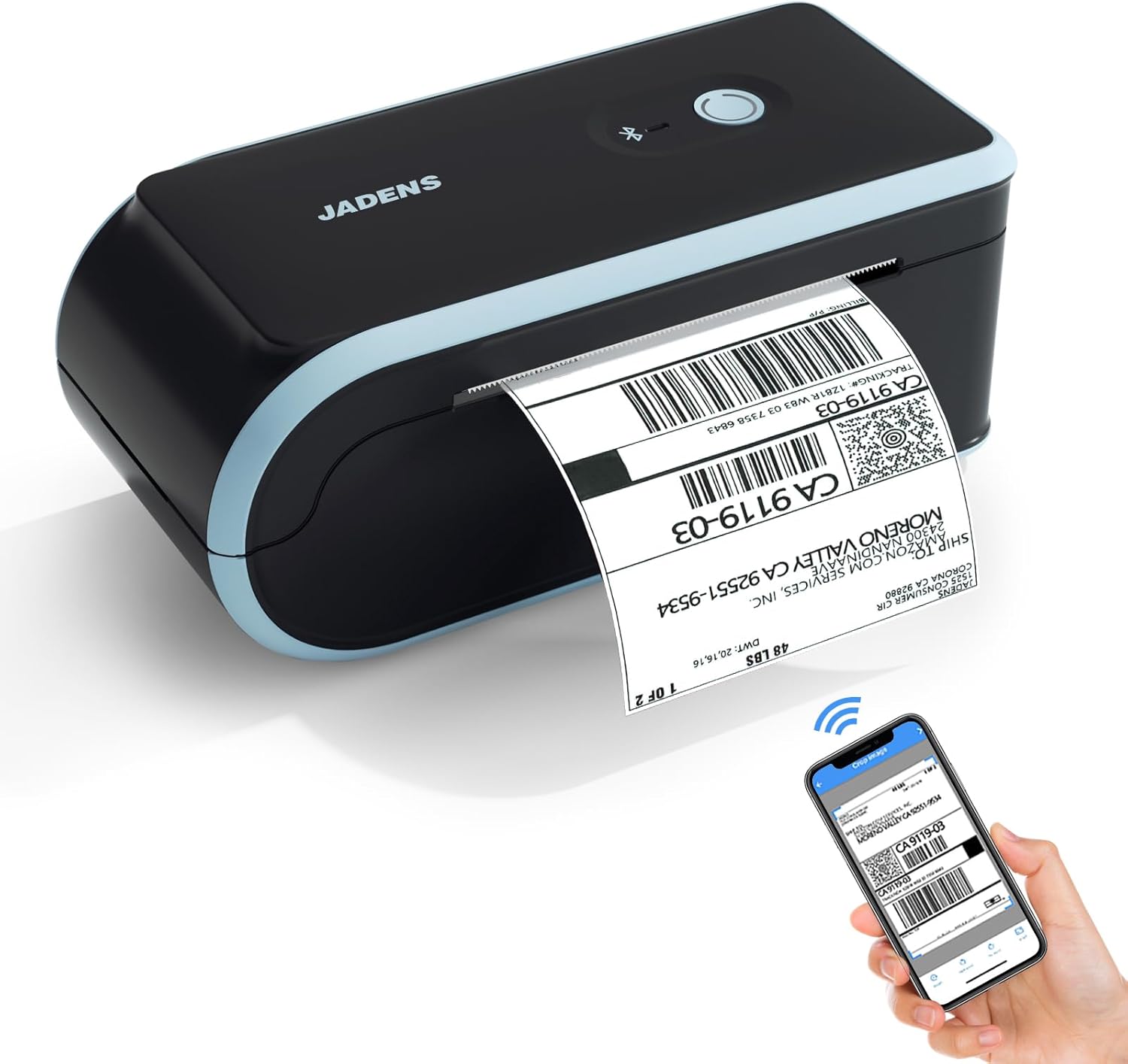 JADENS Bluetooth Thermal Label Printer