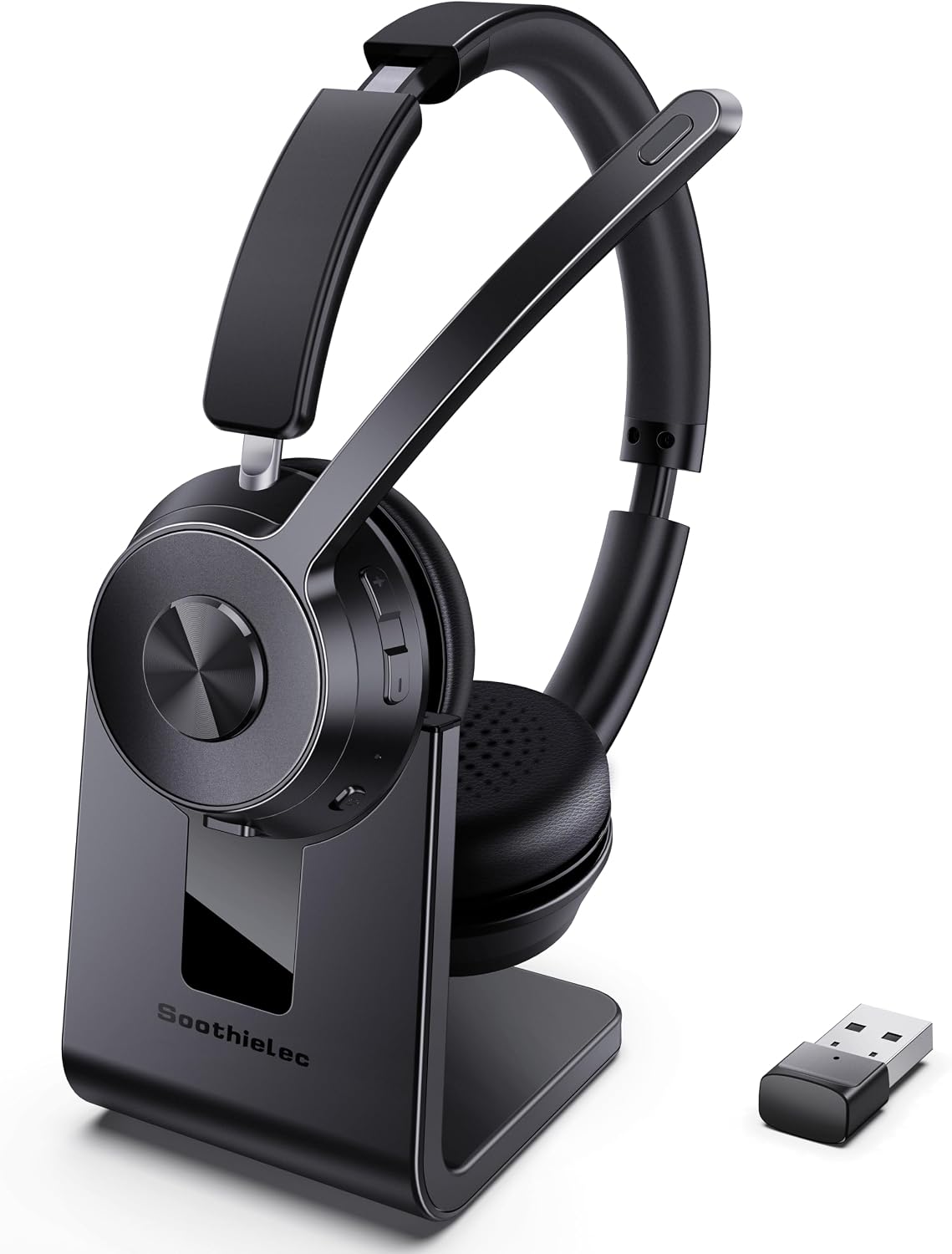 Wireless Bluetooth Headset with Noise Cancelling Mic