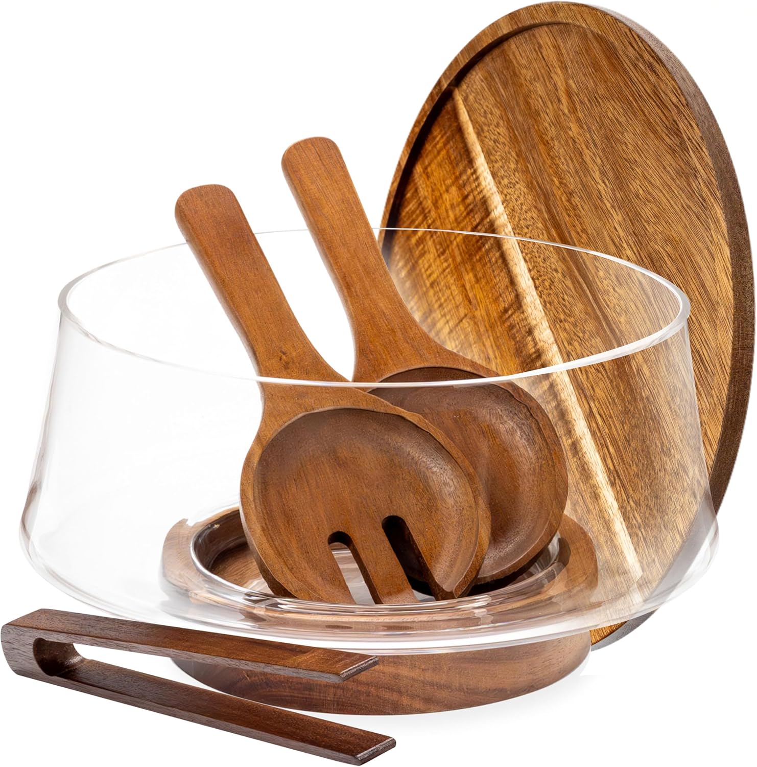 Oria Cook Glass Salad Bowl Set
