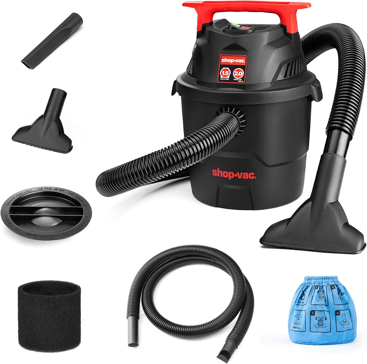 Shop-Vac 1.5 Gallon Wet/Dry Vacuum