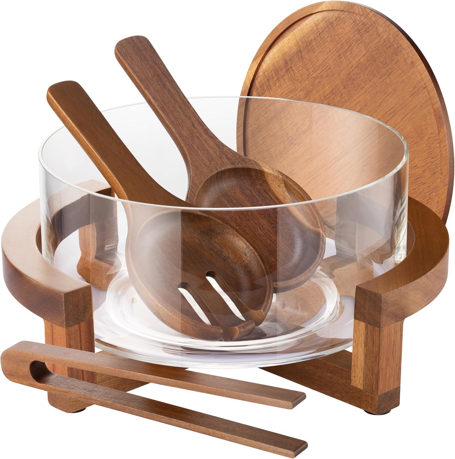 Oria Cook Glass Salad Bowl Set