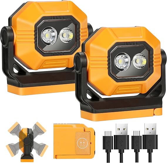 LED Rechargeable Work Light 2-Pack