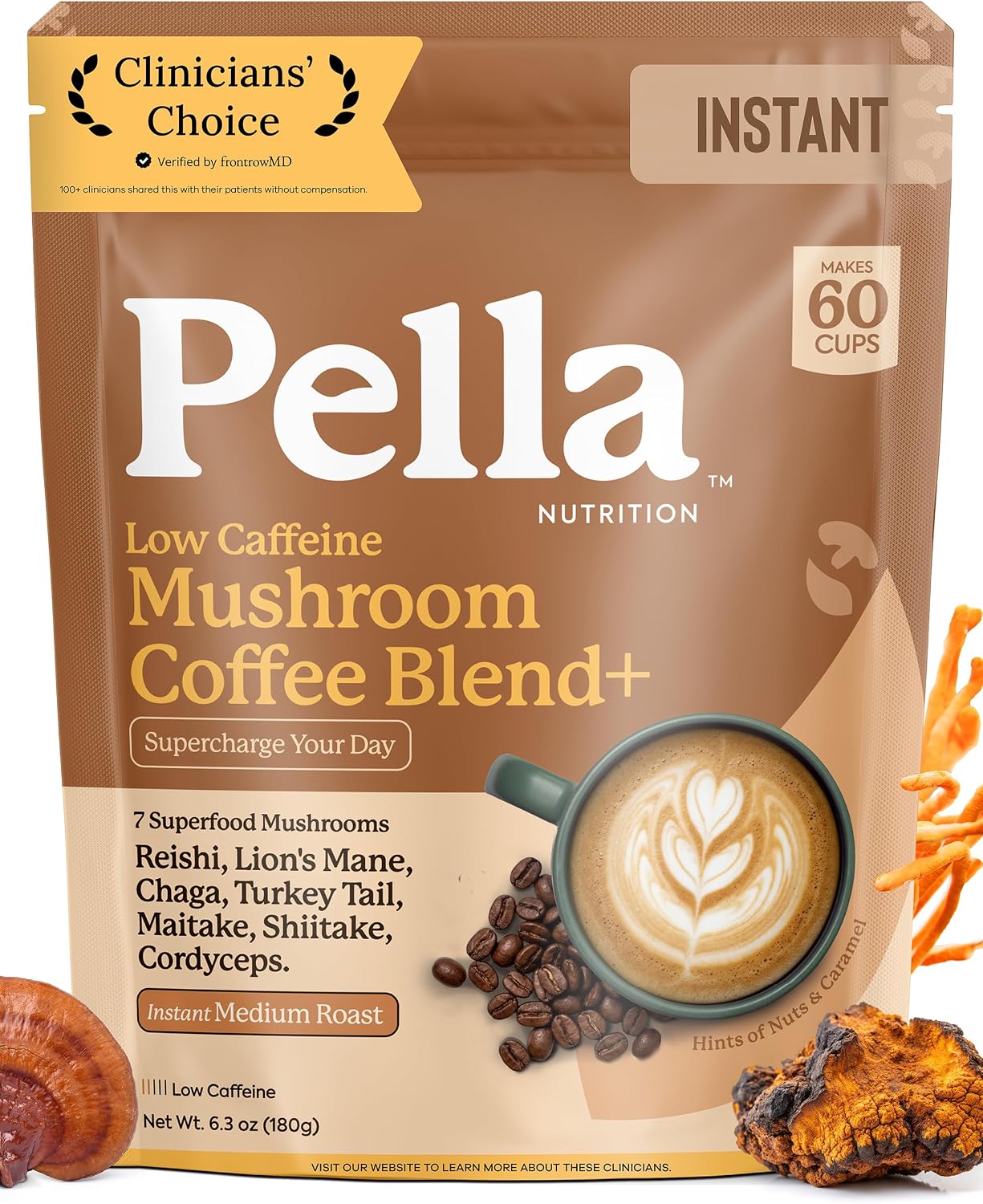 Low-Caffeine Mushroom Coffee