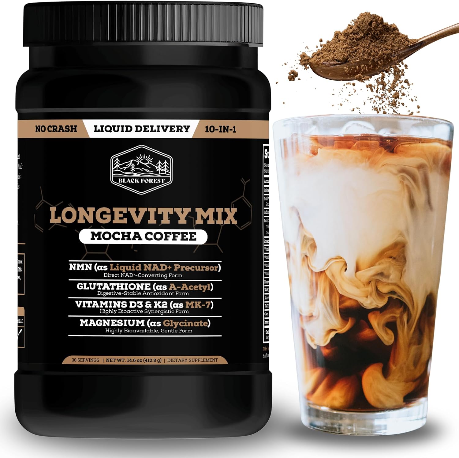 Black Forest Longevity Mix Mocha