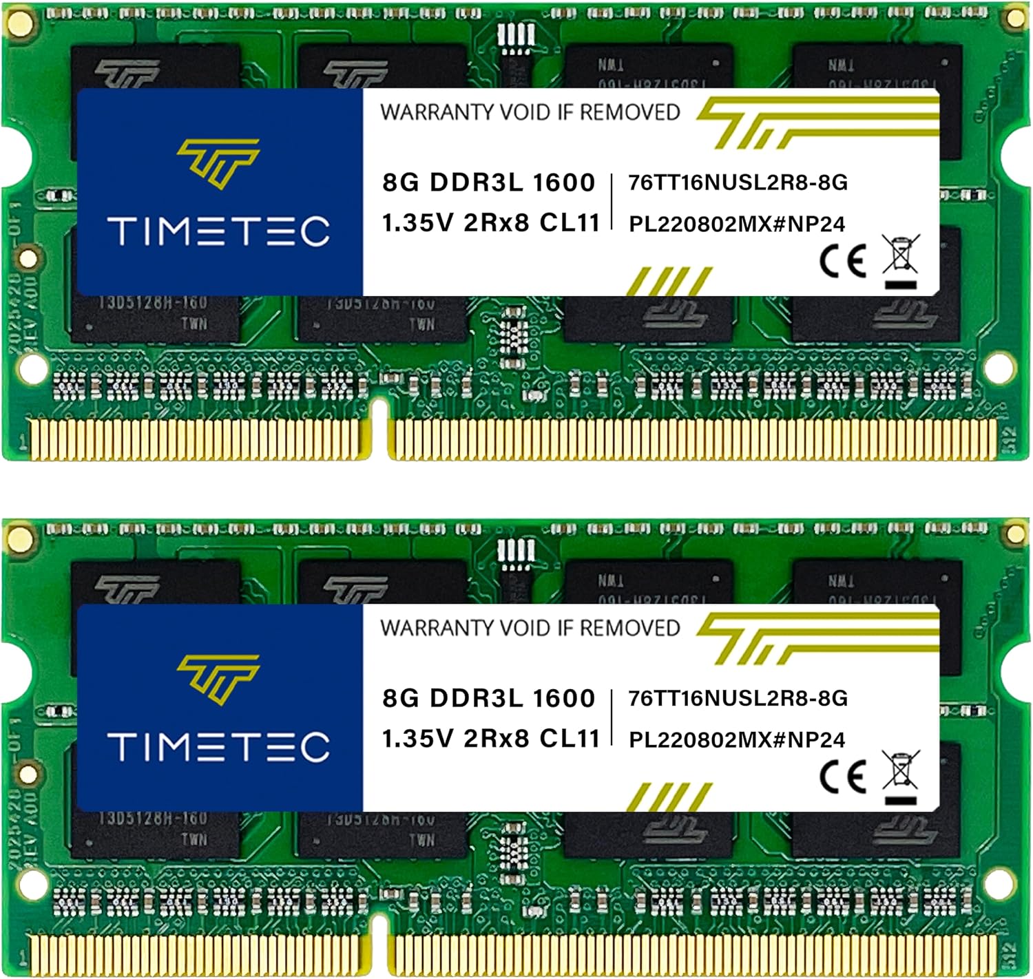 Timetec 16GB DDR3L SODIMM Laptop RAM