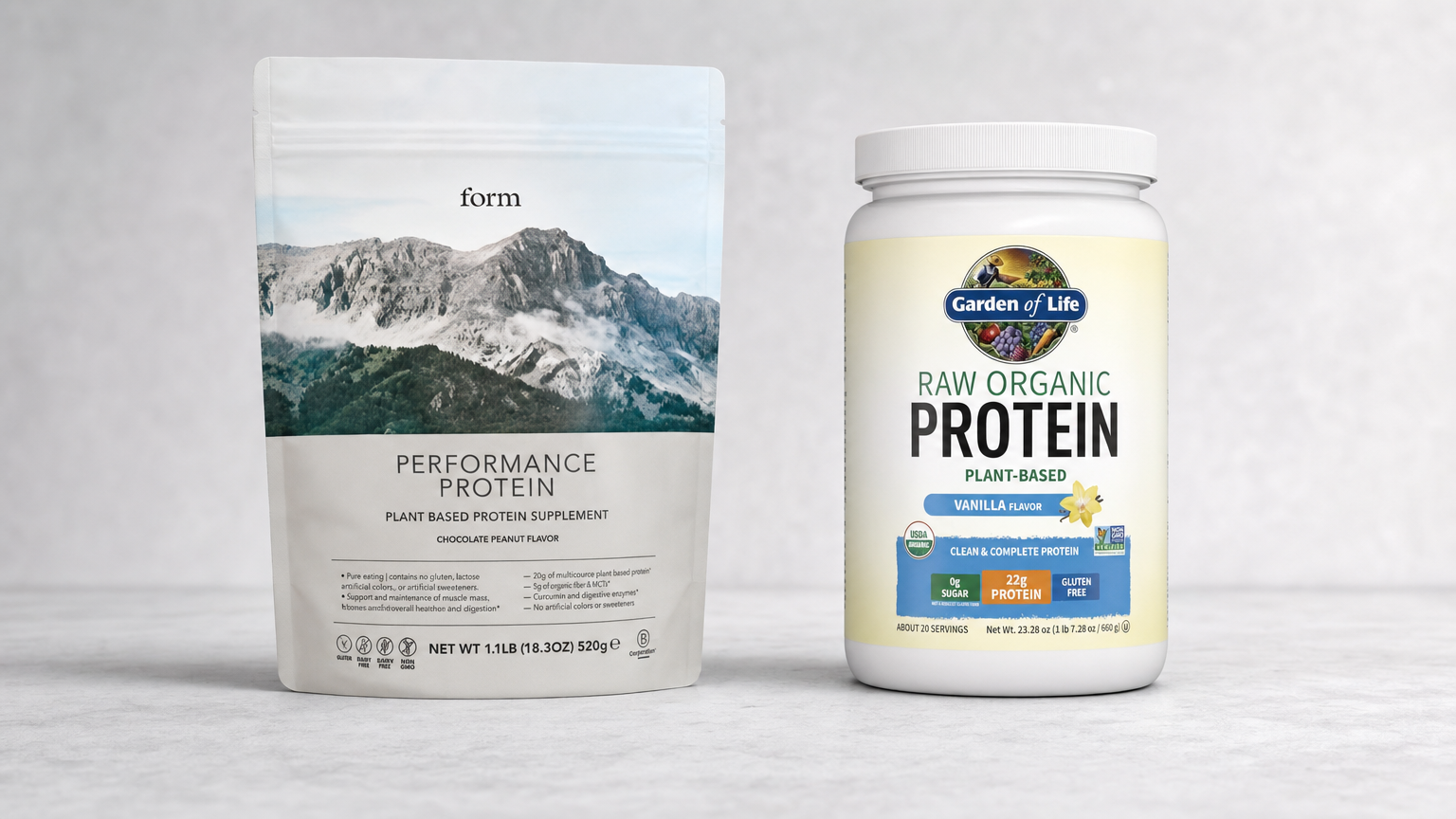Form Performance vs Garden of Life: Best Premium Vegan Protein Compared