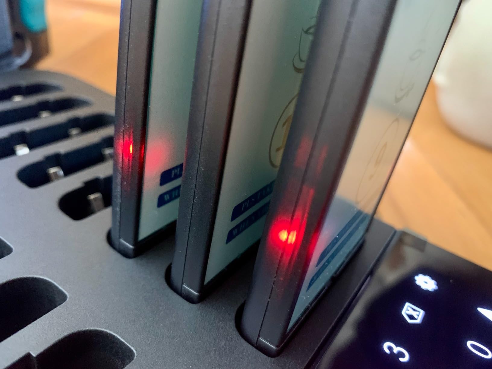 Customer photo showing AGJ pager system in restaurant setting