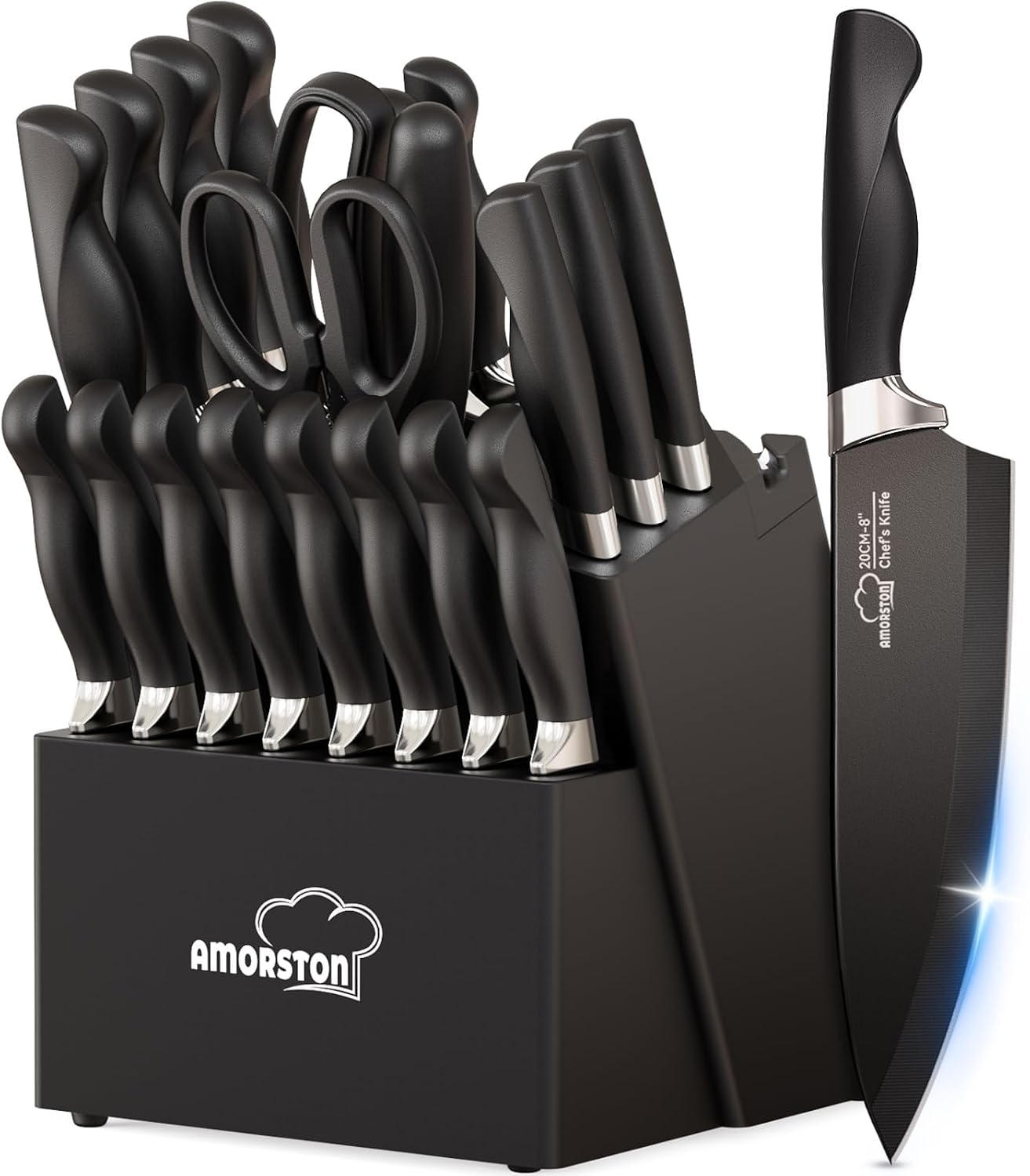 Amorston 21 Piece Knife Set Review: A Complete Kitchen for Not Much Money