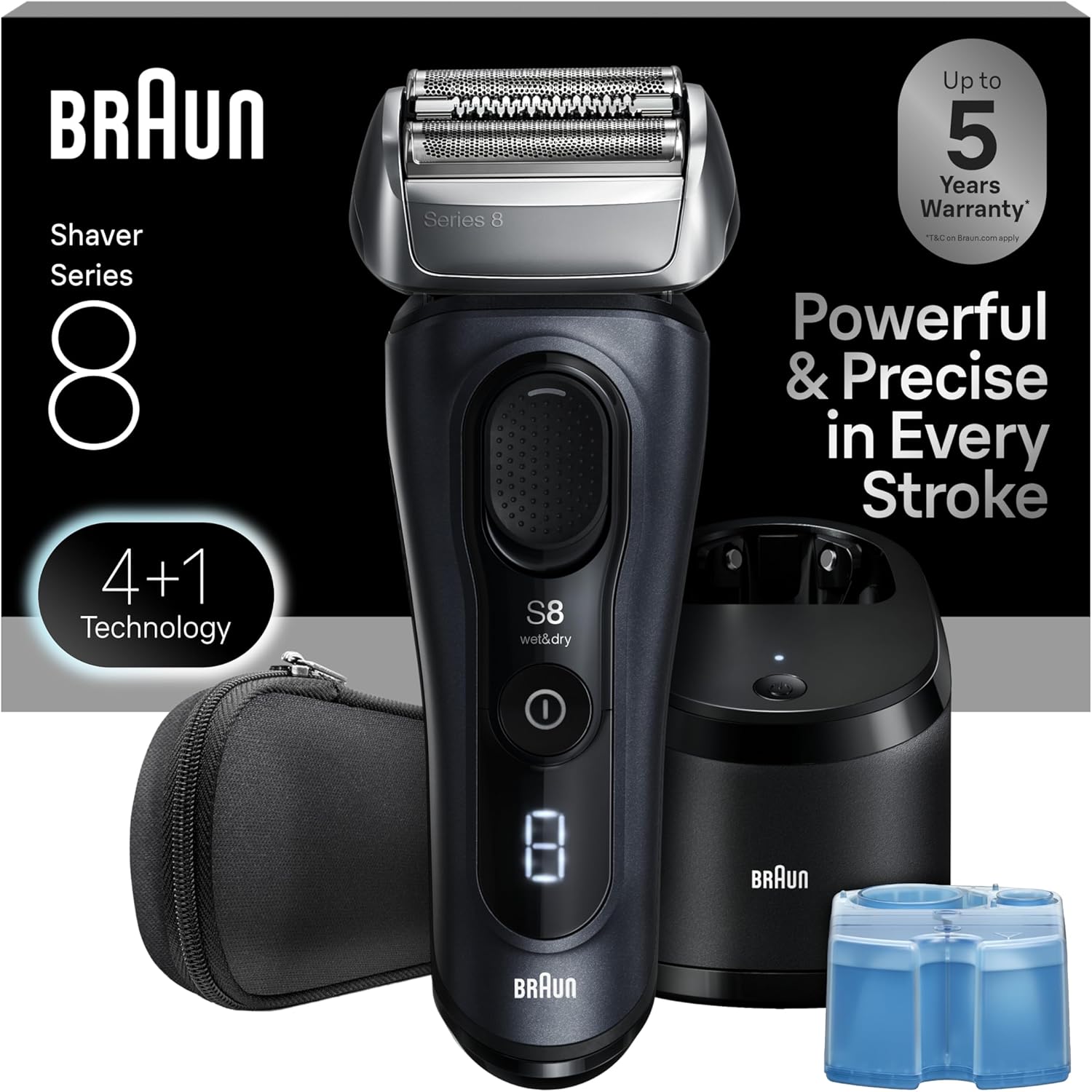 Braun Series 5 5471 trimmer body and guards