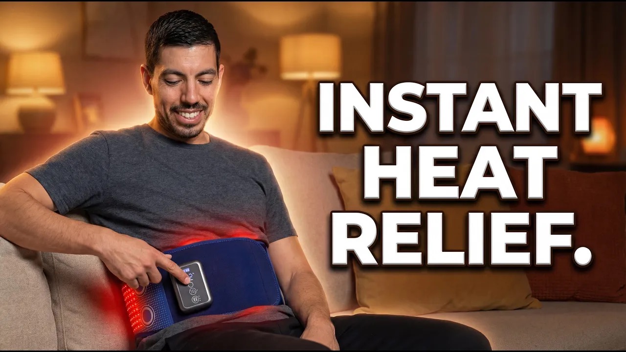 ADIUPUL Cordless Back Massager Belt Review: Does Heat and Vibration Actually Ease Back Pain?