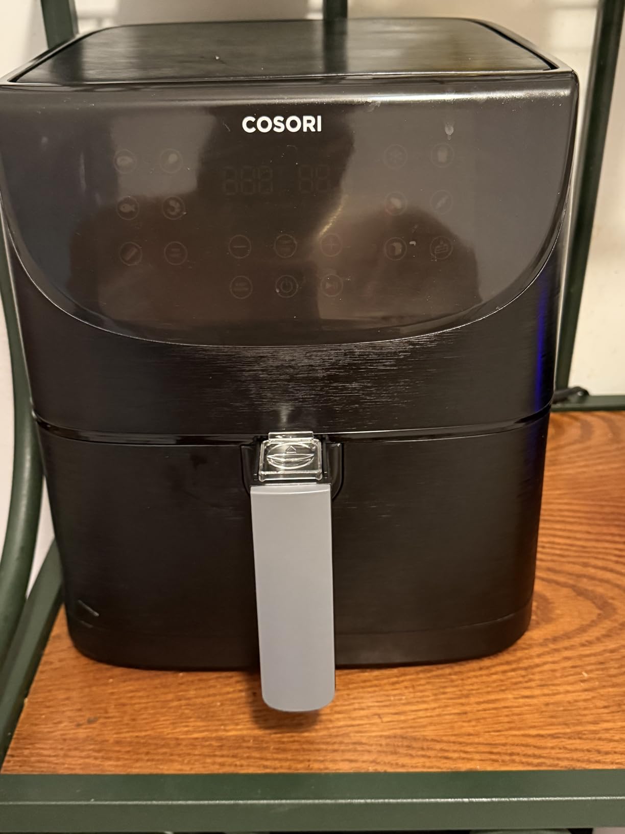 Customer photo showing COSORI Pro Gen 2 air fryer with crispy food results