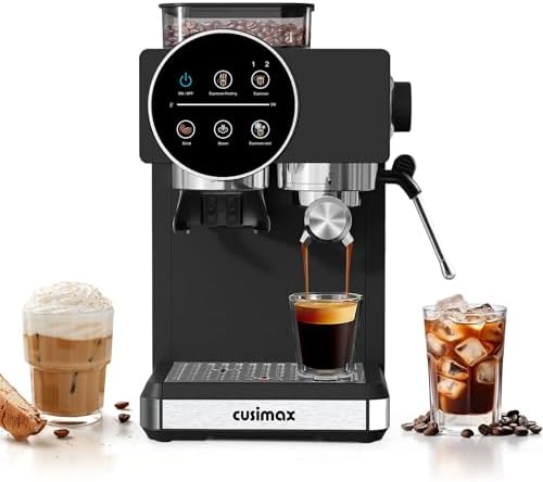 CUSIMAX Espresso Machine With Grinder Review: 20-Bar All-in-One Tested at Home