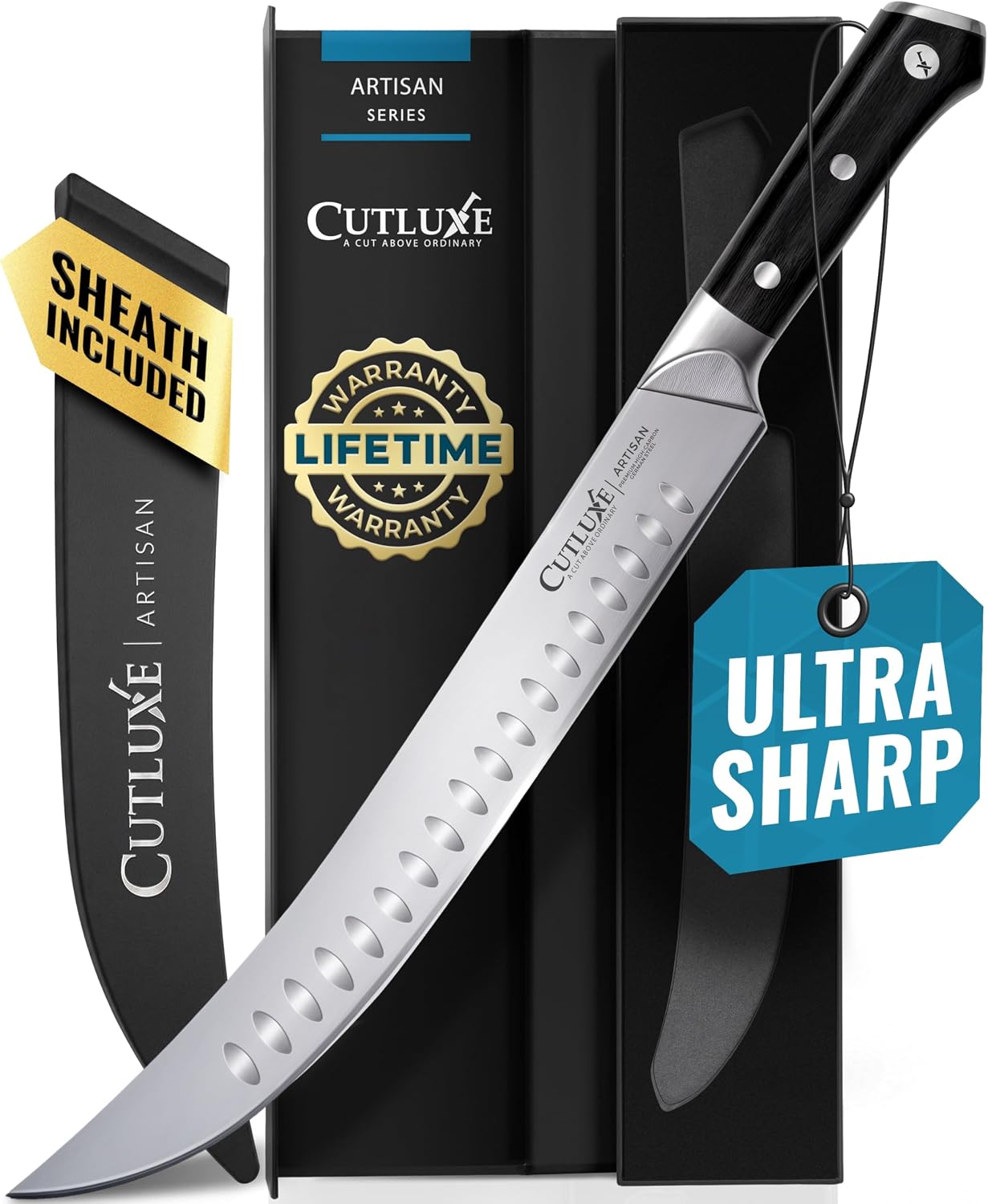Cutluxe 10" Cimeter Butcher Knife Review: Pro-Grade Brisket Blade Under $45