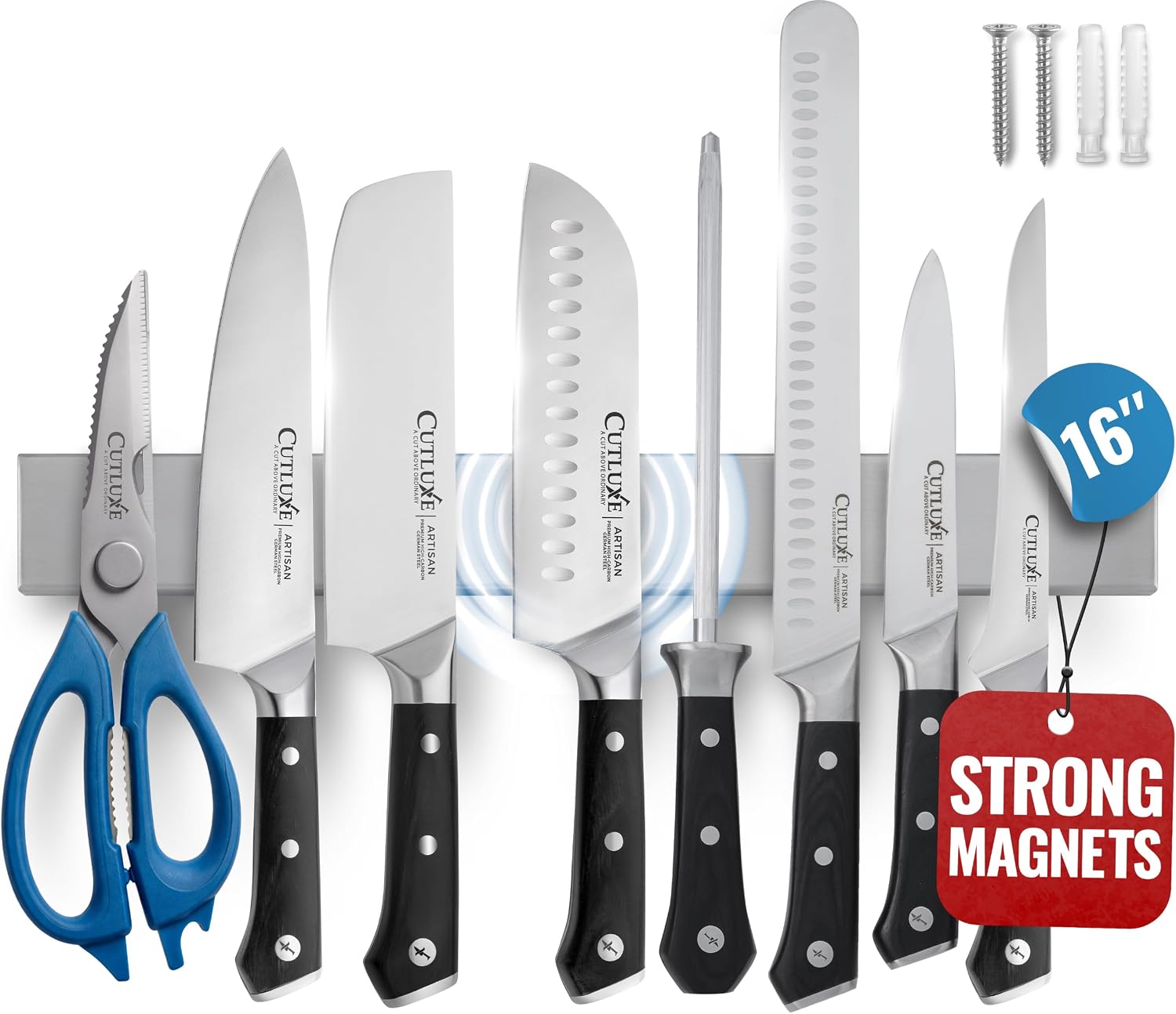 Cutluxe Magnetic Knife Holder Review: Strong Magnet, One Fridge Caveat