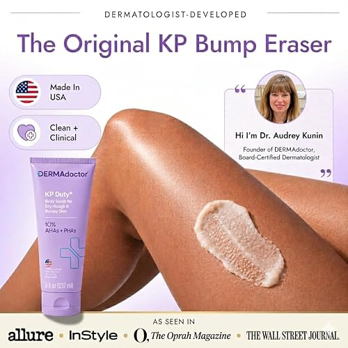 Customer photo of the DERMAdoctor KP Bump Eraser tube and texture