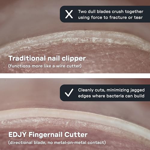 EDJY clippings catcher cavity collecting trimmed fingernails