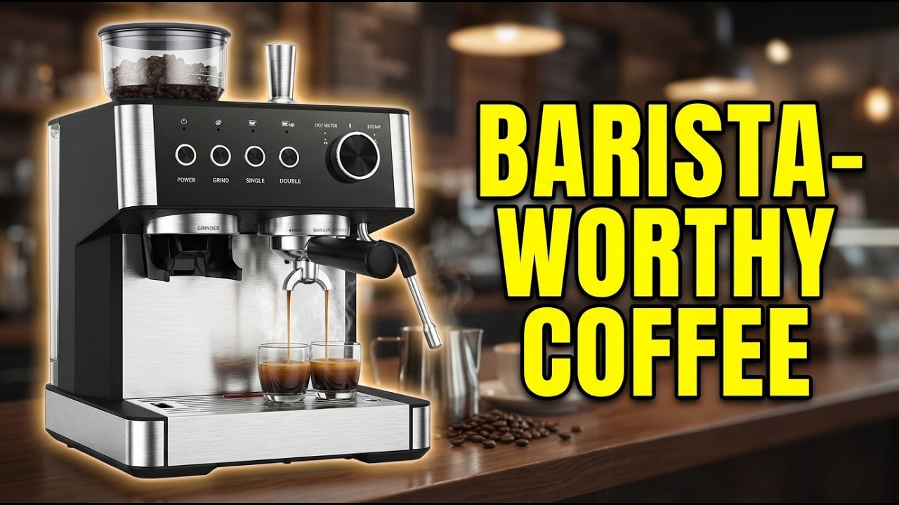 Electactic 20 Bar Espresso Machine Review: Built-In Grinder Tested for Lattes, Cappuccinos, and More