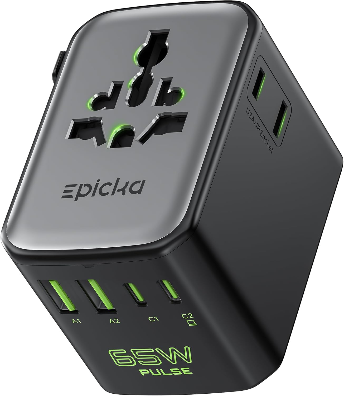 Epicka Pulse Duo 65W Travel Adapter Review: Six Ports, One Compact Cube