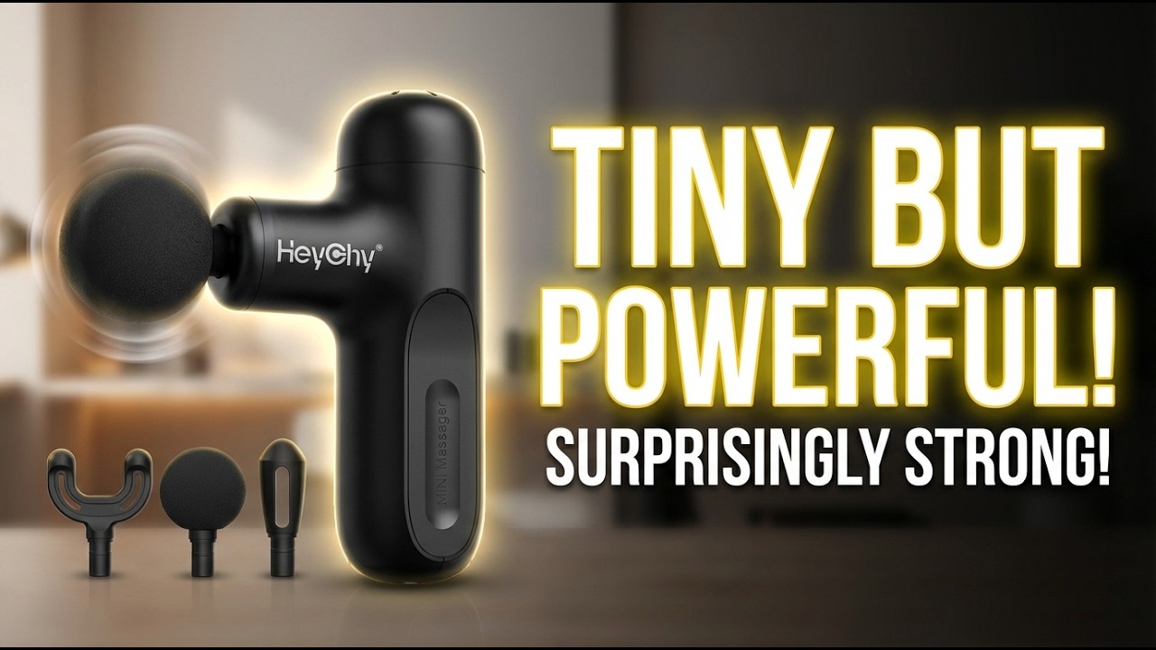 HEYCHY Super Mini Massage Gun Review: Tiny But Powerful?