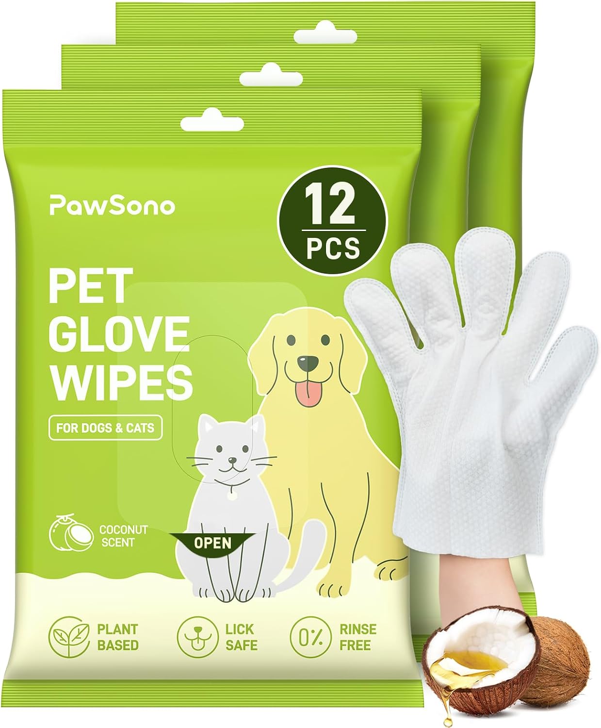 PawSono Hypoallergenic Pet Glove Wipes Review: A Bath-Free Clean for Pets Who Hate Water