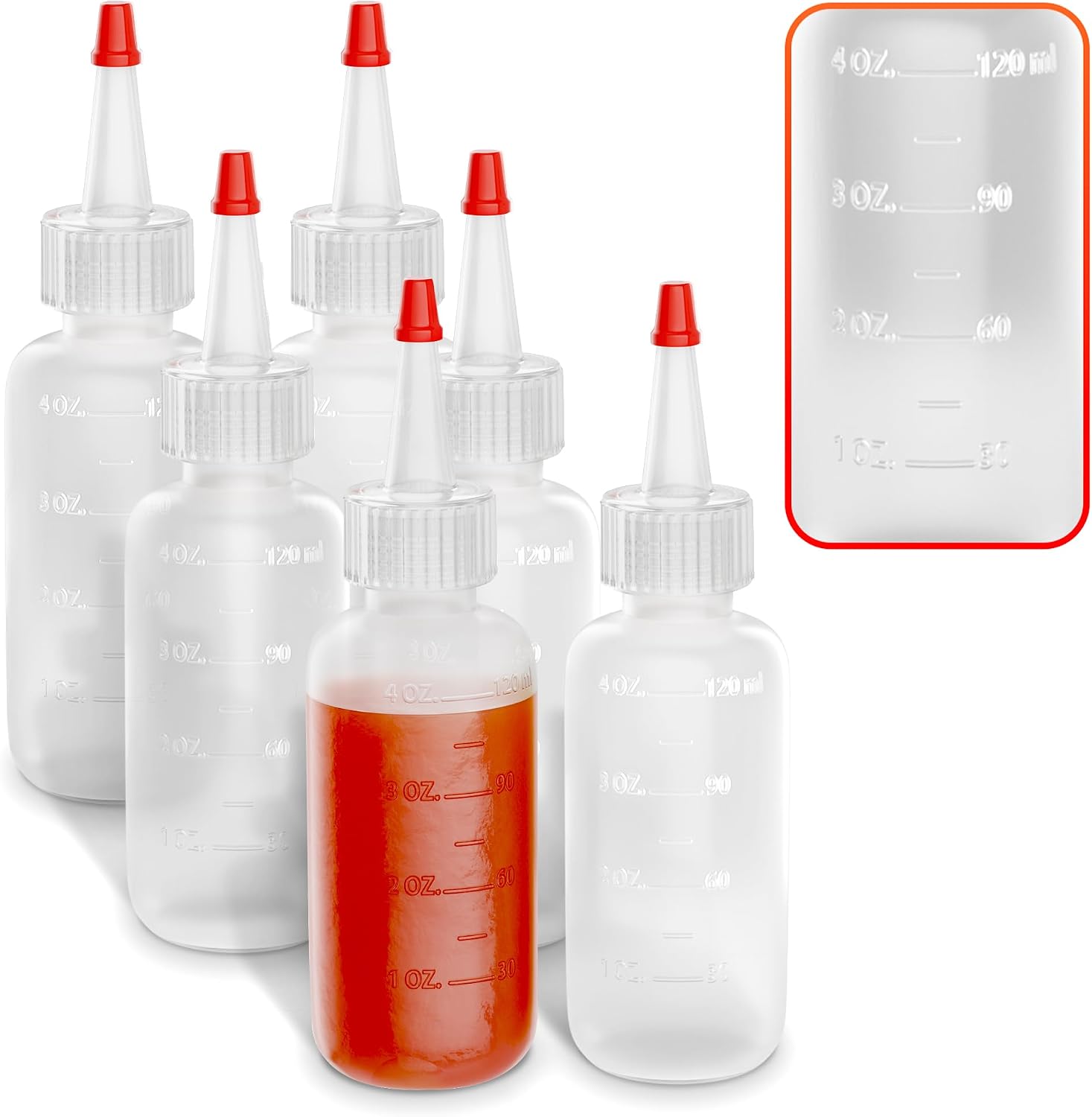 HYQO Plastic Squeeze Bottles Review: A Versatile 4 oz Six-Pack