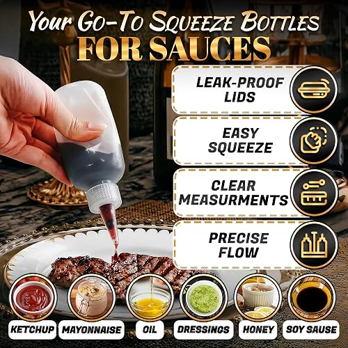 Close-up of a HYQO squeeze bottle nozzle tip and twist-on cap