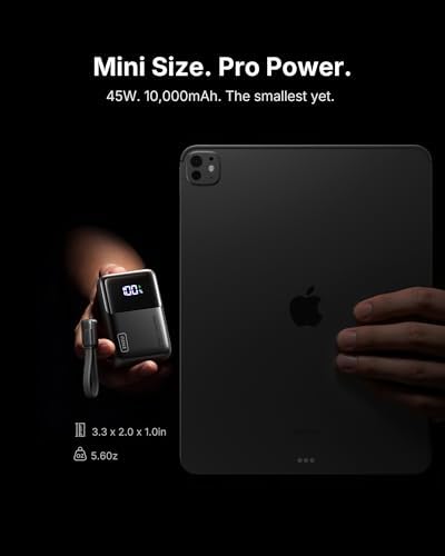 INIU Mini power bank shown alongside a phone for scale