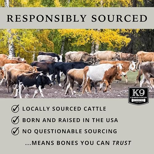 K9 Connoisseur beef lung treats marketed as responsibly sourced from grass-fed cattle born and raised in the USA