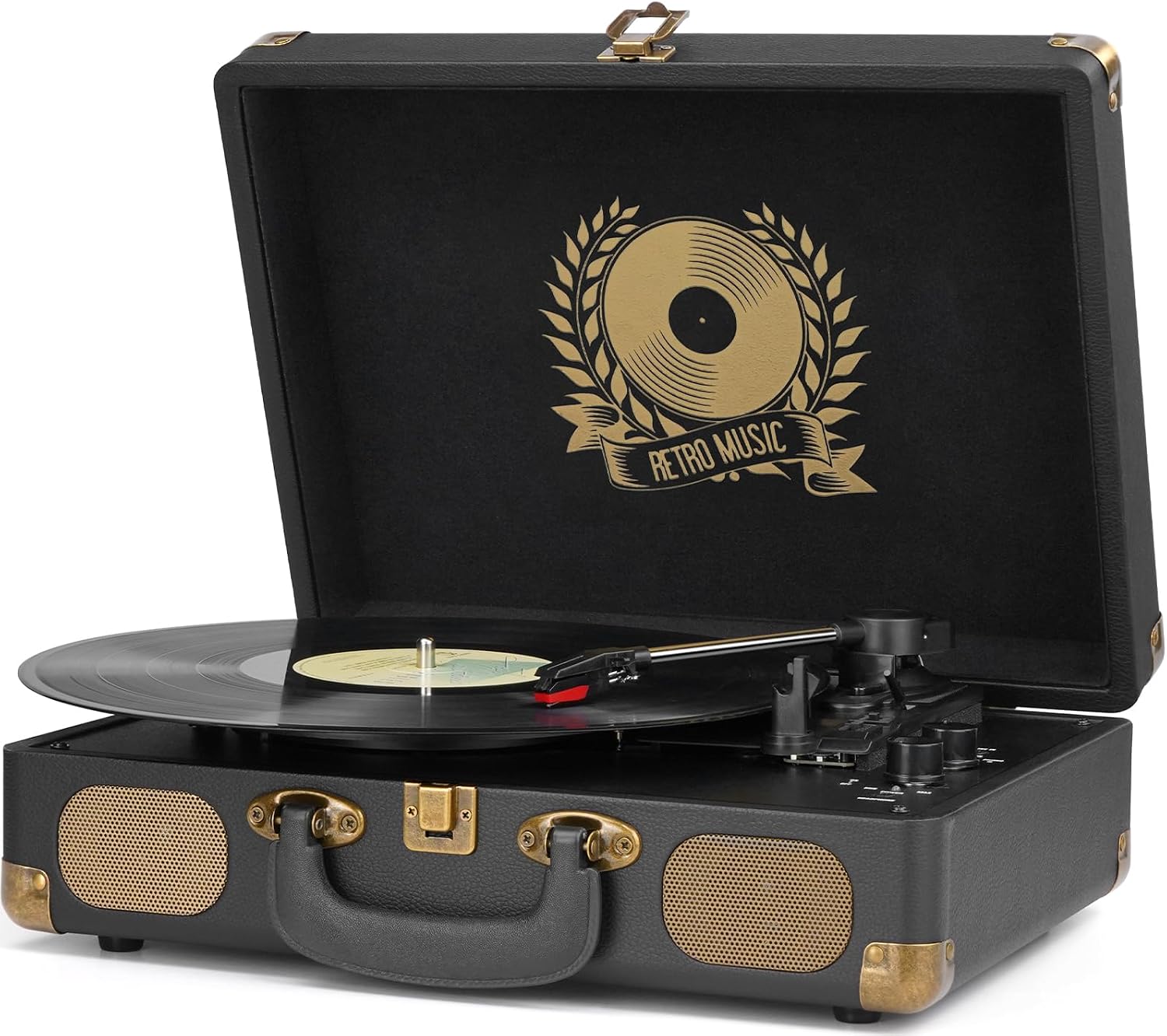 Mersoco Suitcase Bluetooth Record Player Review: Casual Vinyl That Looks the Part