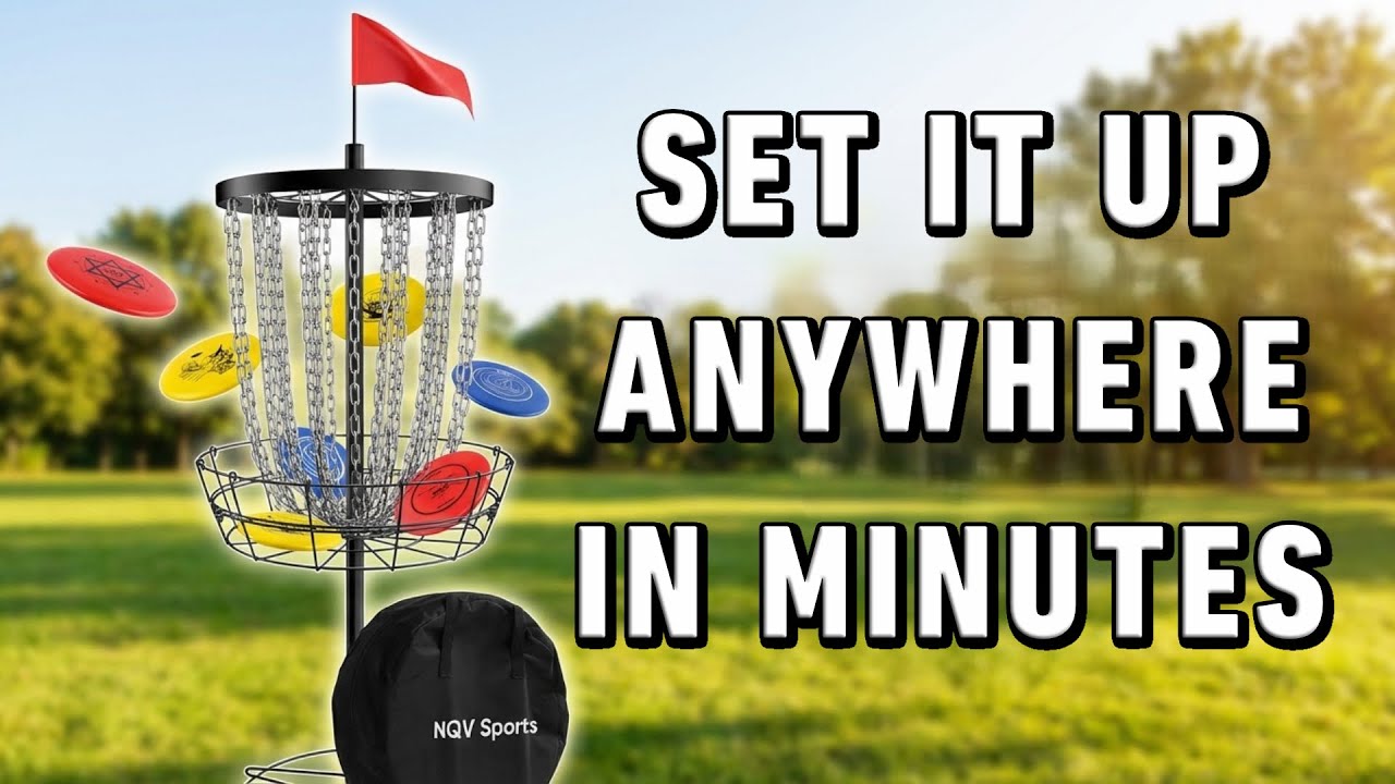 NQV Disc Golf Basket Review: Portable Practice That Holds Up