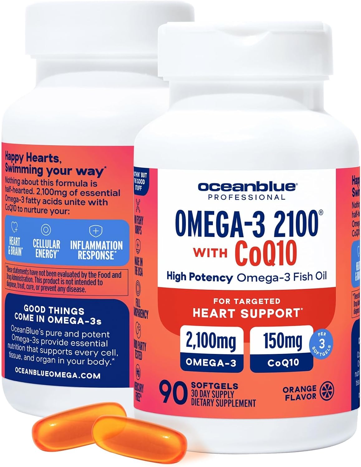 OceanBlue Omega-3 2100 with CoQ10 Review: Triple-Strength Fish Oil and Heart Support in One Softgel