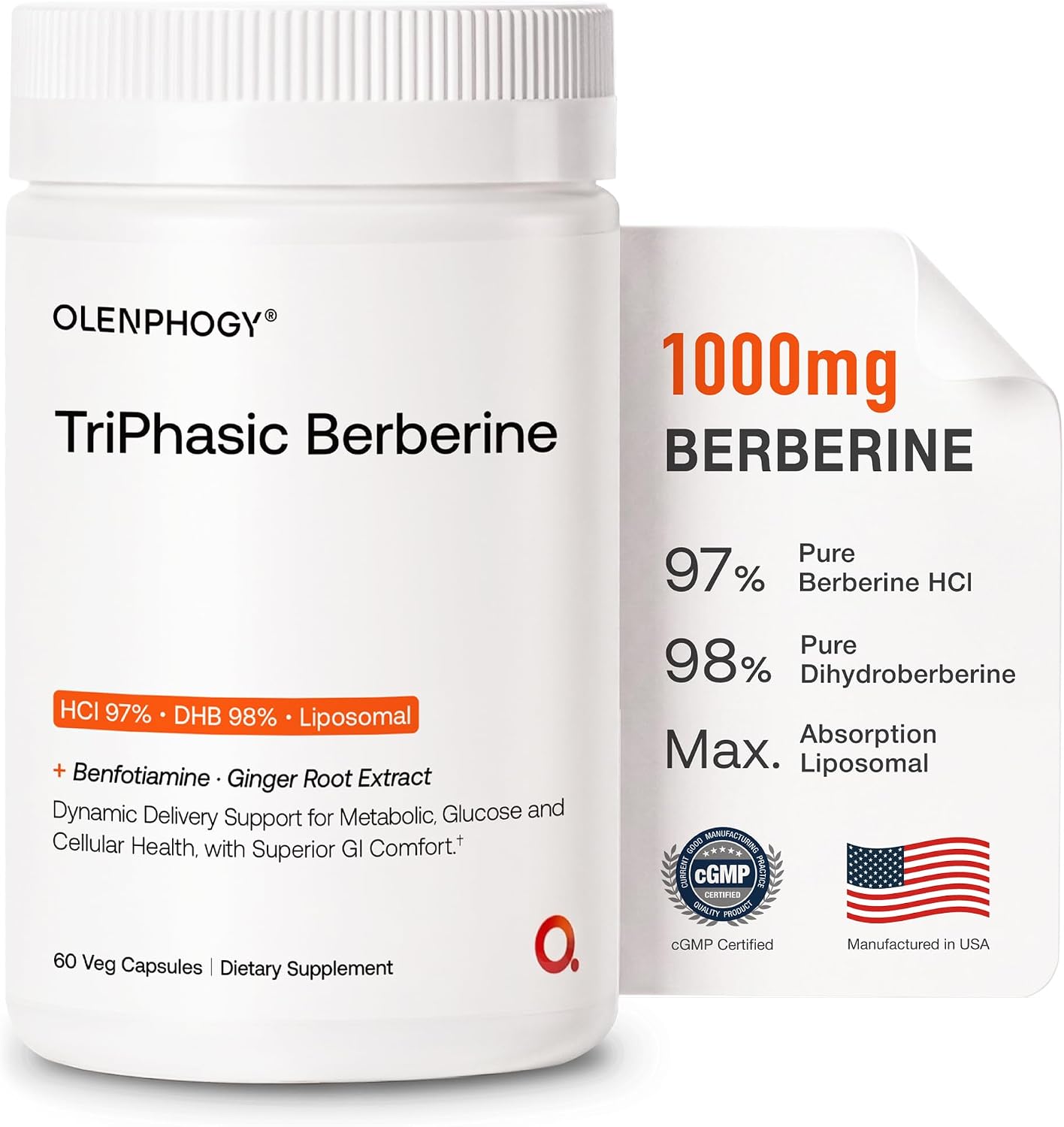 Olenphogy Liposomal Berberine 1000mg Review: Can Triple-Form Berberine Fix the Stomach Problem?