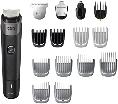 Philips Norelco Multigroom 5000 (MG5910/49) all-in-one trimmer with full 18-piece attachment kit