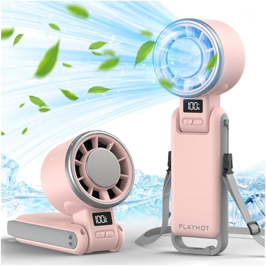 PlayHot Handheld Turbo Fan Review: Ice-Cooling Power in Your Pocket