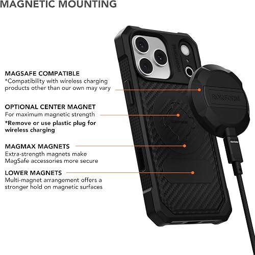 Rokform Rugged Case with the removable magnet plug and included accessories