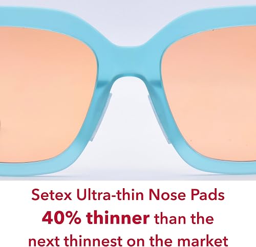 The Setex Gecko Grip nose pads and their carrying case with five pairs of pads