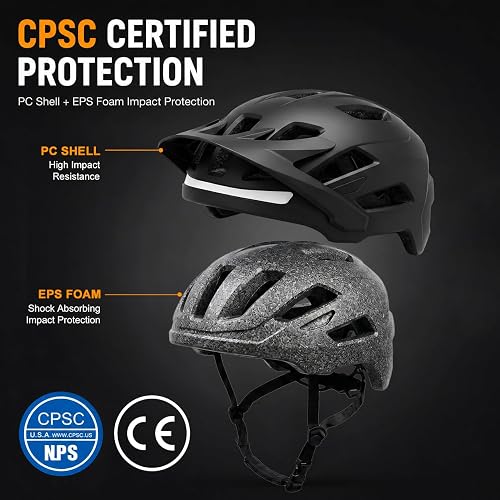 The Silkycasters helmet showing the front white LED array, photographed by a verified Amazon buyer