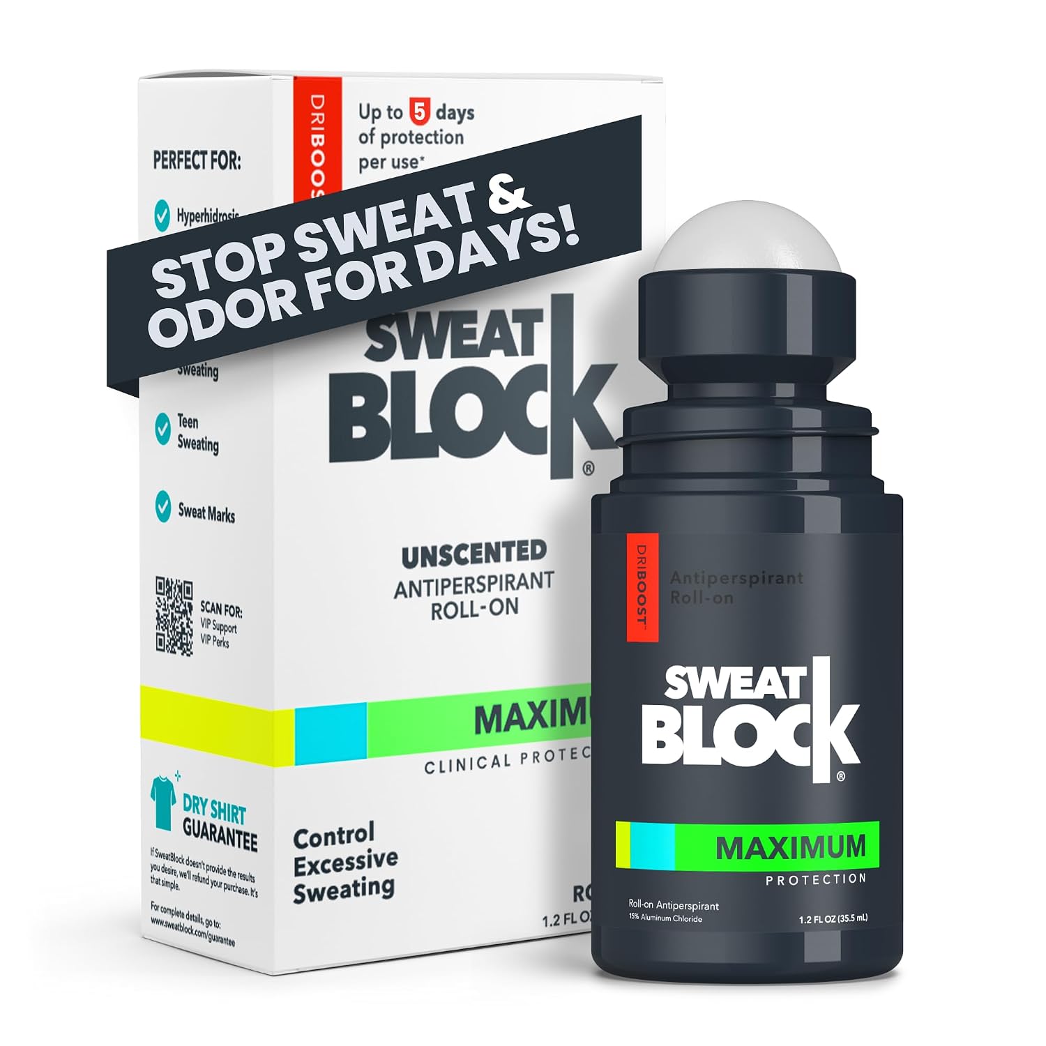 SweatBlock Maximum Strength Roll-On Antiperspirant Review: A Clinical-Strength Sweat Test