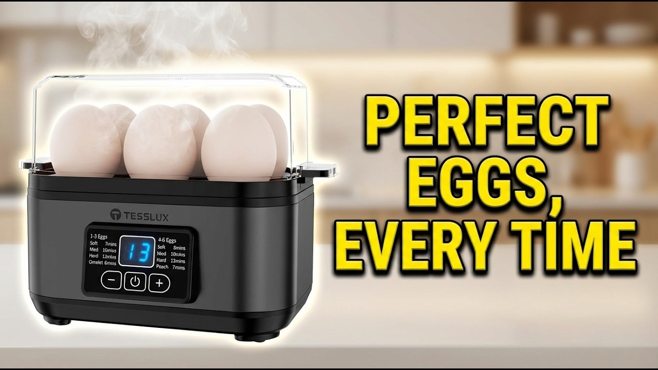 Tesslux Electric Rapid Egg Cooker Review: Perfect Eggs Without the Guesswork