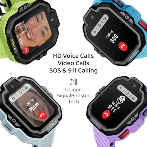 TickTalk 5 side profile showing case thickness and physical buttons
