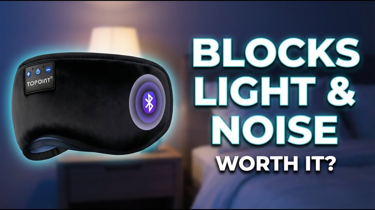 TOPOINT Bluetooth Sleep Mask Headphones Review: Blackout Comfort With a Catch