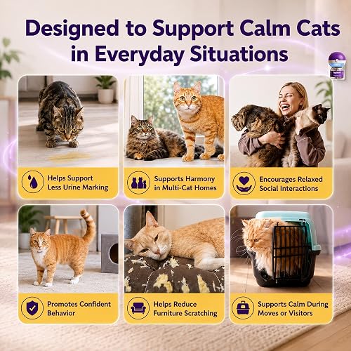 TopSum cat calming diffuser plugged into a wall outlet