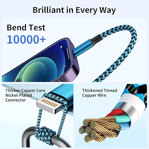 The Travle cable charging a phone, earbuds, and a microphone at the same time