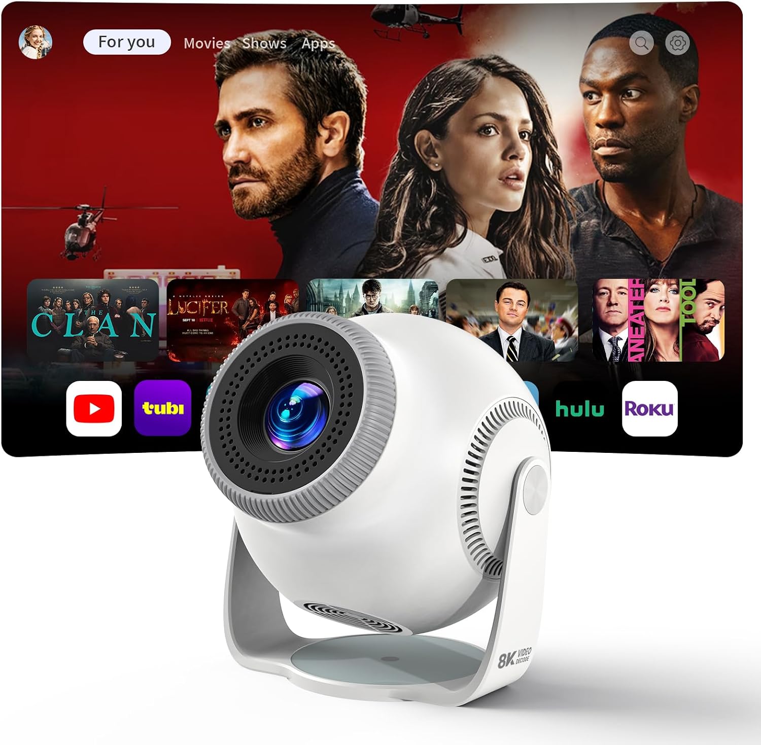 Trunera Android 14 Smart Mini Projector Review: A Big Screen for Small Rooms